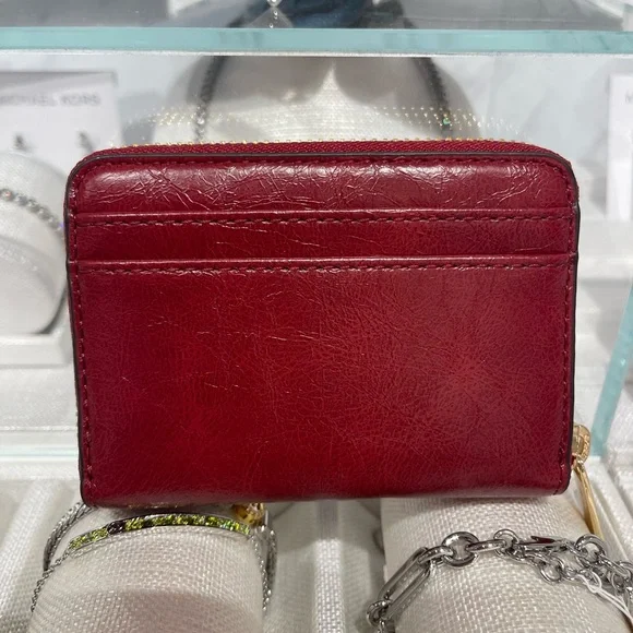 MICHAEL KORS Jet Set Medium Distressed Zip Around Card Case
Cherry
NWT - Picture 6 of 16